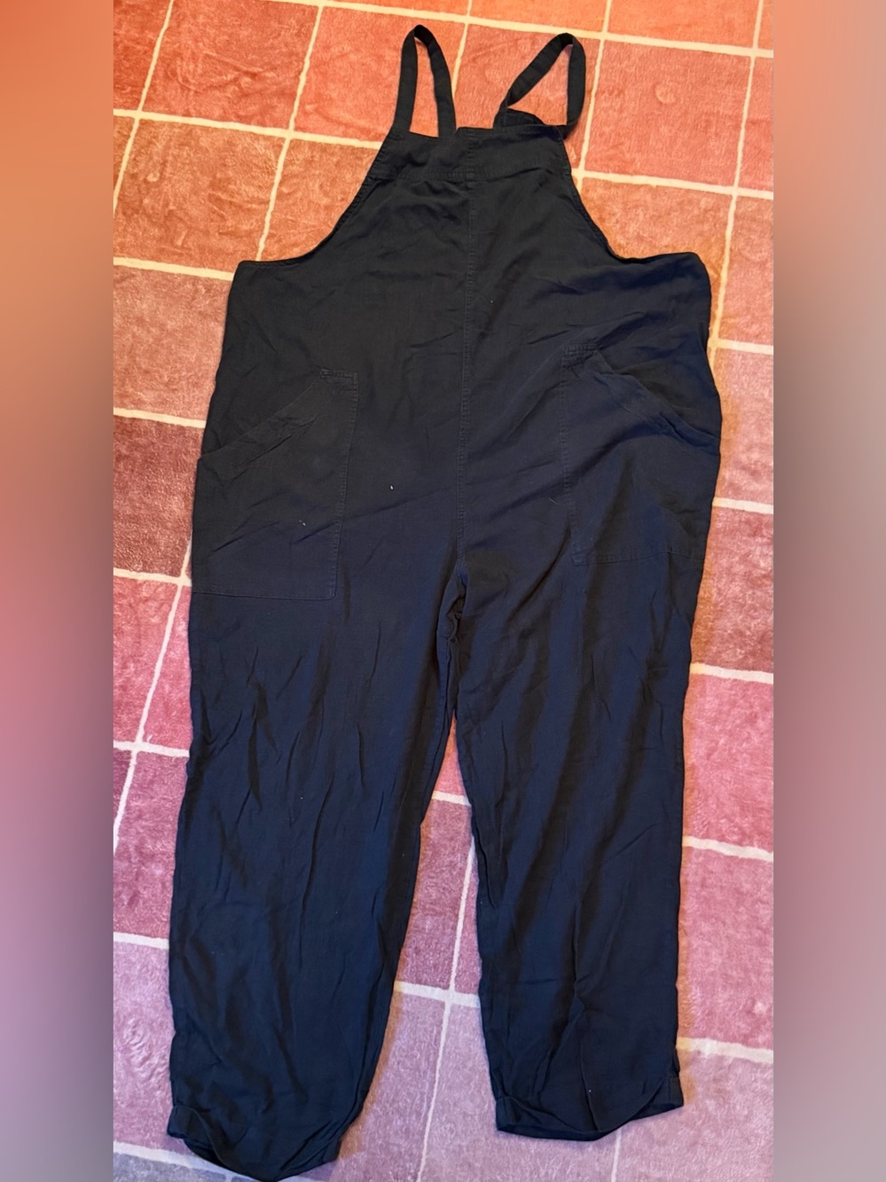 Universal Thread Black Bib Overalls Jumpsuit